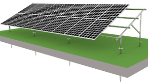 Panneaux solaires montés au sol pour la ferme et l'agriculture