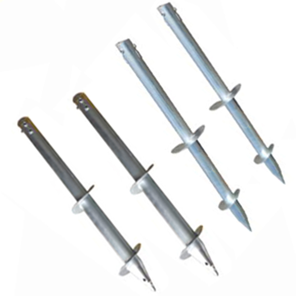 Pieux hélicoïdaux à vis au sol solaire HDG