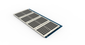 Kit solaire facile à installer, système de montage sur toit en métal solaire