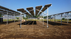 Panneaux solaires montés au sol pour la ferme et l'agriculture