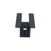Kit de pince de support de panneau solaire noir en aluminium Black Pinlate pour le système de montage du toit