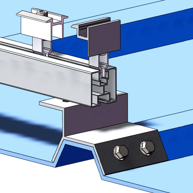 Panneau solaire Kits de serrage de couture debout