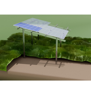 Structure de montage solaire Système de montage au sol solaire avec vis de terre