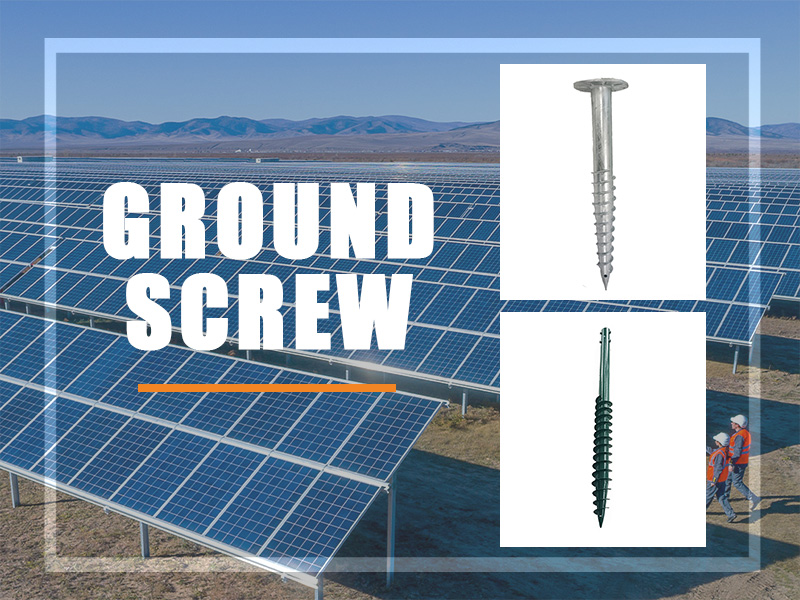 Vis de terre hélicoïdale dans les systèmes de montage solaire