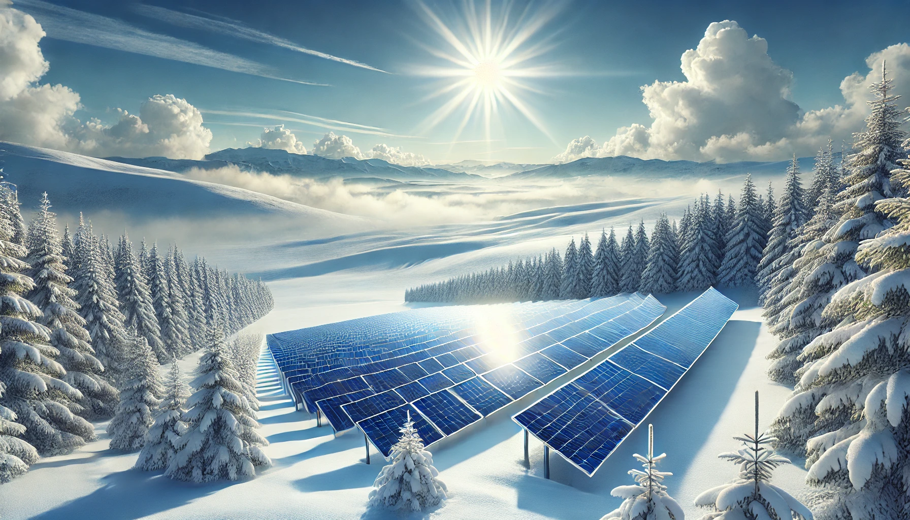 Systèmes de montage photovoltaïques Snowfield : conception anti-accumulation de neige et solutions intégrées de déneigement