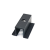 Kit de pince de support de panneau solaire noir en aluminium Black Pinlate pour le système de montage du toit