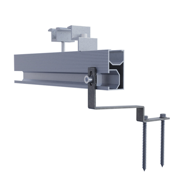 Panneau solaire Toiring Asphalte Bingles Kits Horme Tapis de toit en métaux Système de montage photovoltaïque