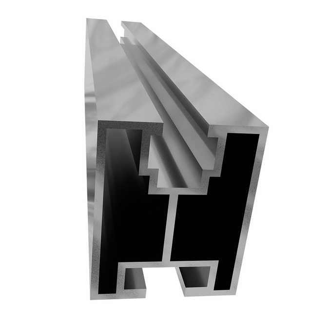  Rail de montage solaire anodisé par extrusion de profil en aluminium 40x40 avec DIN557