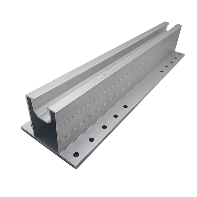 Profilé de rail trapézoïdal en aluminium pour kit de montage de panneau solaire sur toit solaire