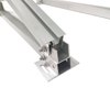 Système de Triangle de Ballast en aluminium de support solaire pour système de montage d'énergie solaire sur le toit 