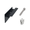 Panneau solaire personnalisé Aluminium Black Blamp Clip Termide Pince pour le système de montage solaire