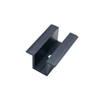 Kit de pince de support de panneau solaire noir en aluminium Black Pinlate pour le système de montage du toit