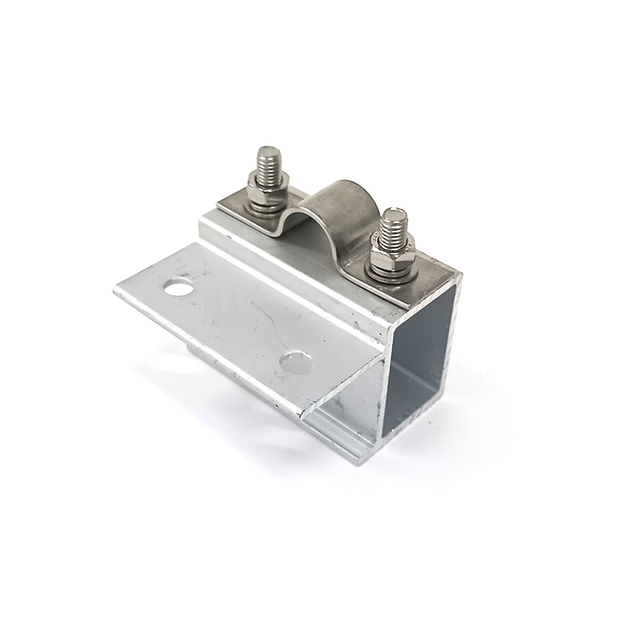 Pince de montage d'énergie solaire photovoltaïque en aluminium d'usine de la Chine, pince d'extrémité OEM