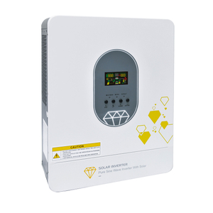 Onduleur hybride solaire à onde sinusoïdale Pure 6200w, énergie solaire, pour système de montage de panneaux solaires