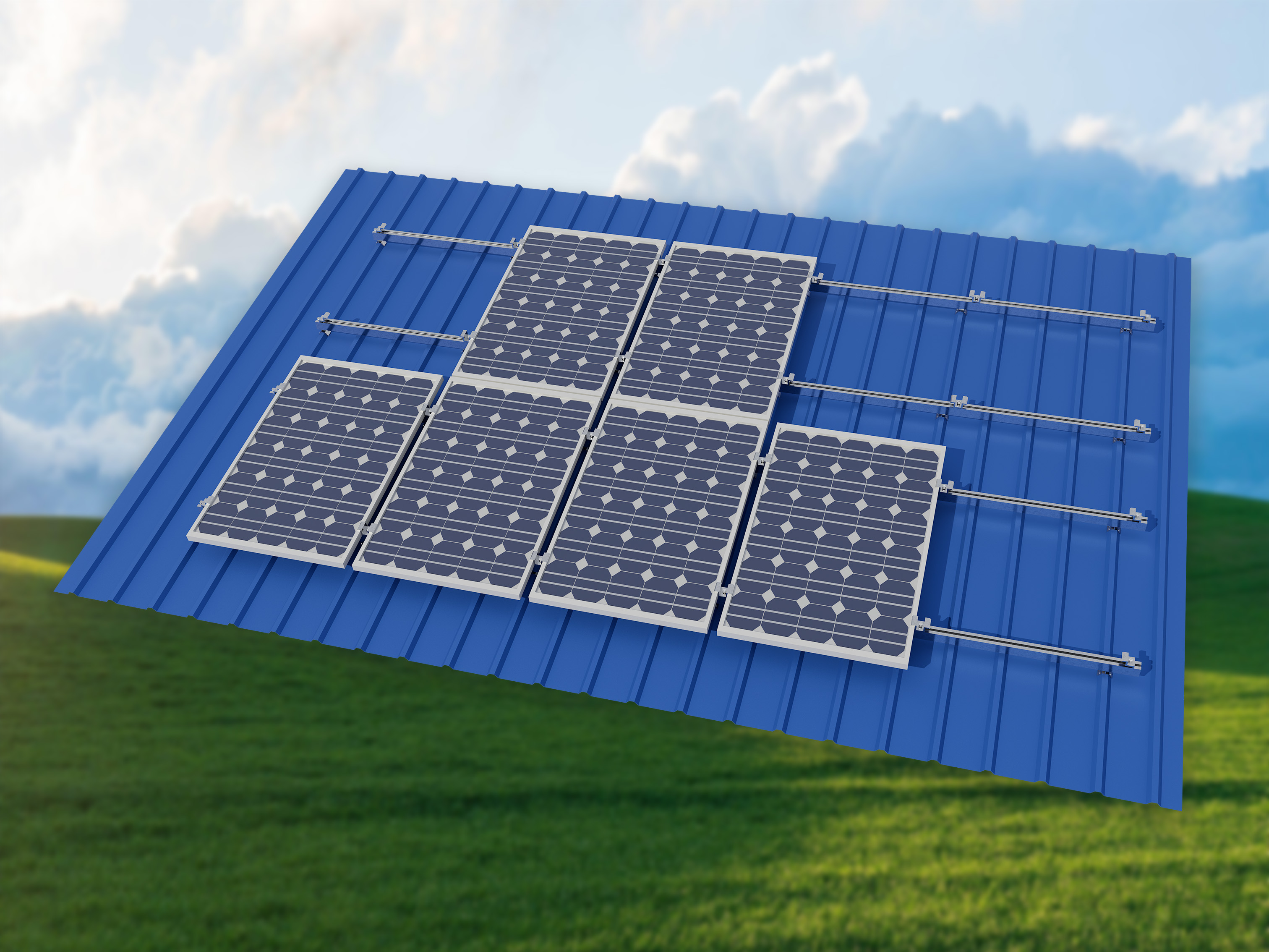 Systèmes de montage de toit solaire: le support clé de l'énergie verte