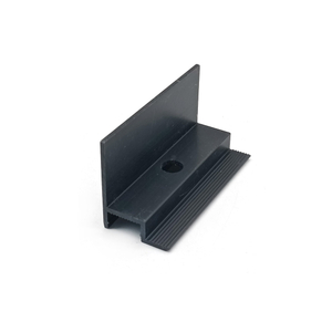 Panneau solaire personnalisé Aluminium Black Blamp Clip Termide Pince pour le système de montage solaire