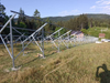 Montage solaire au sol avec système de panneaux solaires de support en acier à canal C