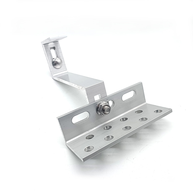 Crochet de toit de tuile solaire en aluminium de montage de panneau solaire réglable