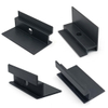 Panneau solaire personnalisé Aluminium Black Blamp Clip Termide Pince pour le système de montage solaire