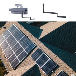 Panneau solaire Toiring Asphalte Bingles Kits Horme Tapis de toit en métaux Système de montage photovoltaïque