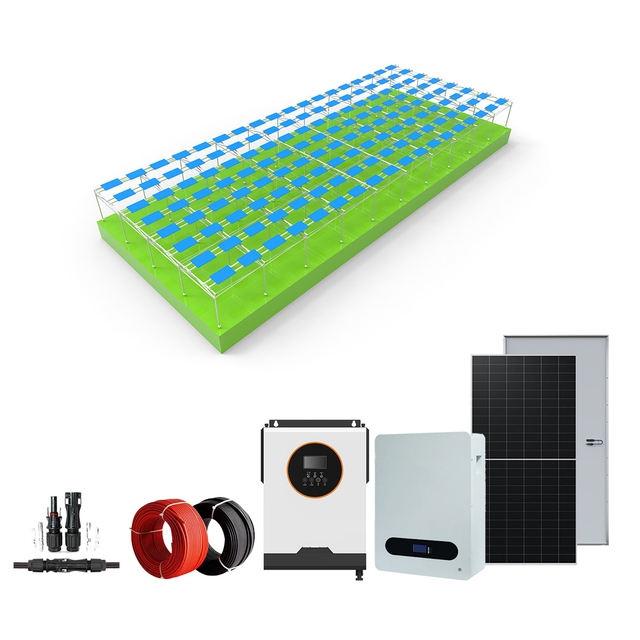 Système agricole solaire Système d'agriculture kits de panneaux solaires pour le système de montage de montage au sol PV