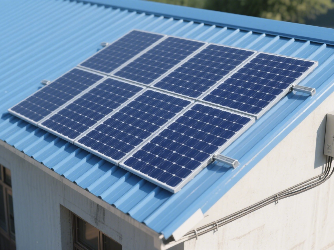 Différentes méthodes d'installation des supports PV sur les toits de carreaux métalliques