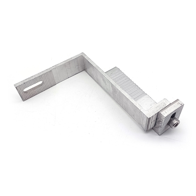 Crochet de toit de tuile en aluminium solaire de vente chaude système de montage de support en aluminium réglable crochet de toit solaire