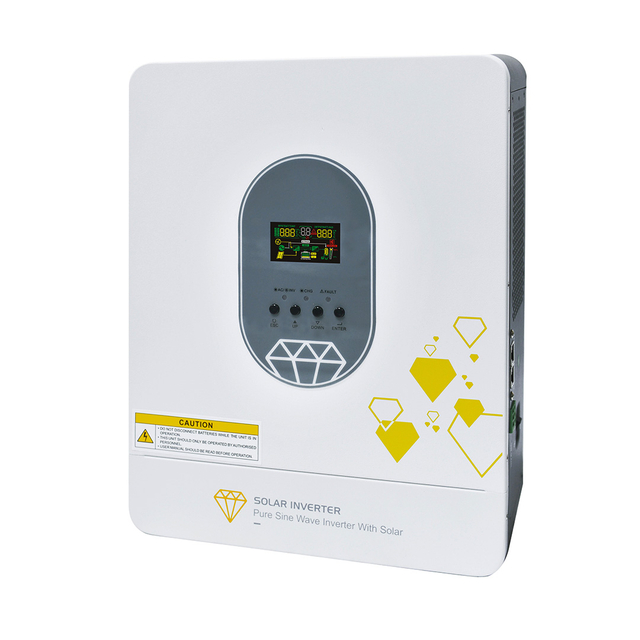 Onduleur hybride solaire à onde sinusoïdale Pure 6200w, énergie solaire, pour système de montage de panneaux solaires