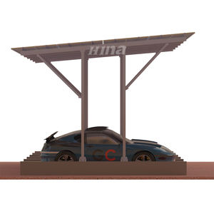  Structure de montage d'énergie solaire Système de montage de carport solaire multi-postes