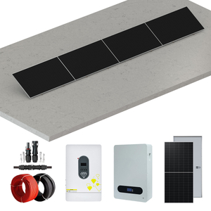 Système de montage solaire pour balcon à 4 panneaux pour installation sur balcon/mur et sol