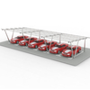 Structure de montage d'abri de voiture de colonnes de type N de panneau solaire pour le stationnement de voiture