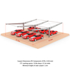 Type Y structure solaire photovoltaïque carport supports de montage système solaire carport structure