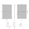 Module PV de panneau solaire 450W à haute efficacité pour système de montage solaire